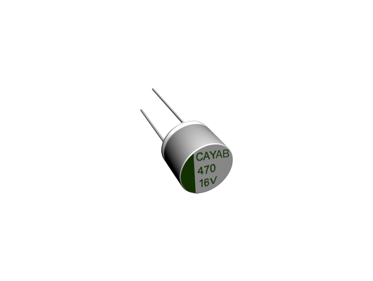 Conductive Polymer Hybrid Electrolytic Capacitor CAYAB