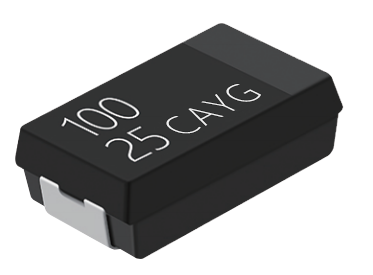 Multilayer Conductive Polymer Chip Electrolytic Capacitor SMD CAYG